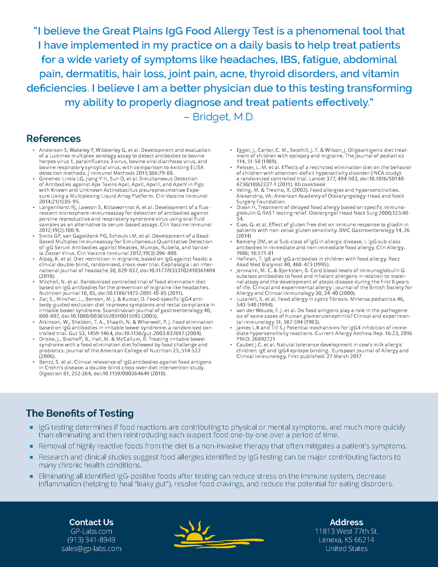 Mosaic IGG Food Allergy Test with Candida